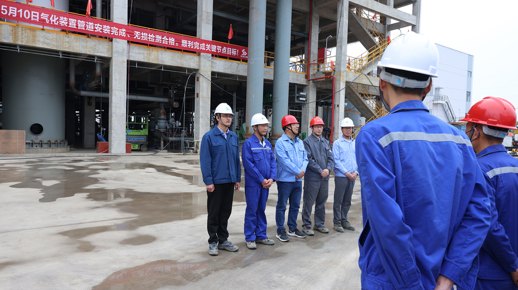 神马项目气化装置管道安装关键节点完成
