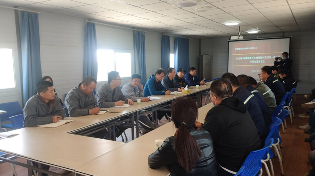 新疆维格瑞项目一期工程顺利实现中间交接