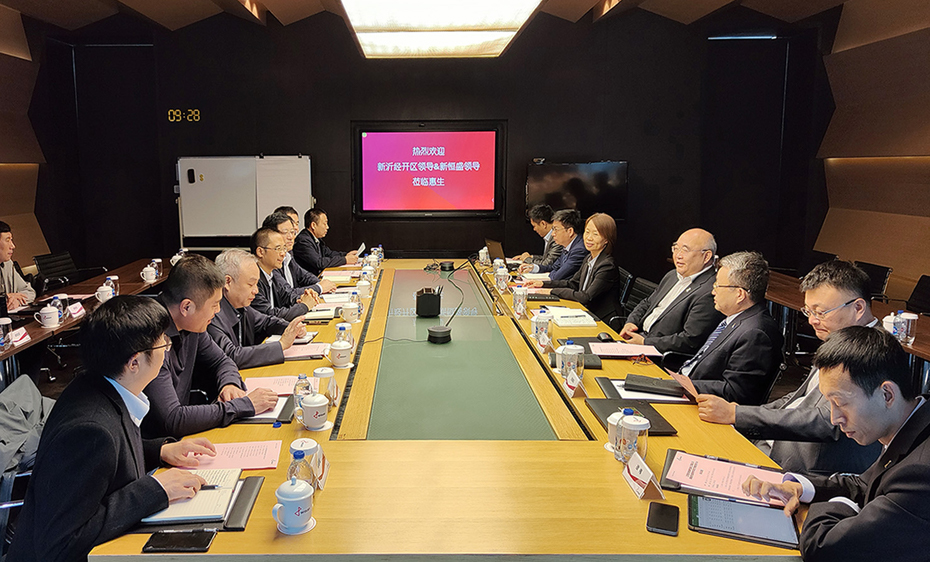 江苏徐州新沂经开区及新恒盛公司与惠生工程深化交流合作