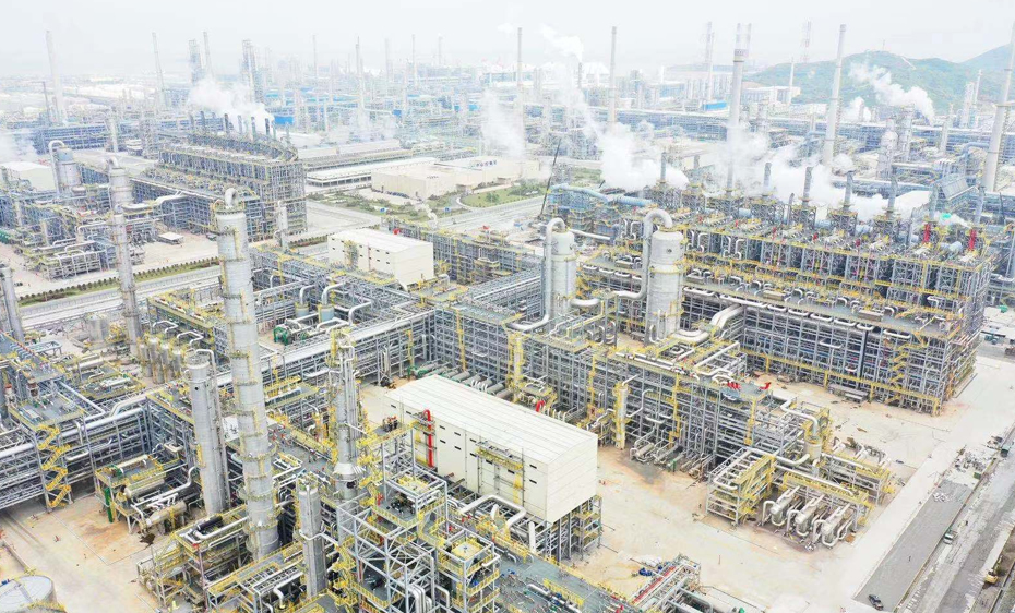 惠生工程总承包的浙石化二期2#乙烯装置一次开车成功